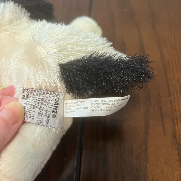 Ganz Webkinz Lil’Kinz B&W Cheeky Dog HS192 Plush Stuffed Animal - Picture 9 of 11